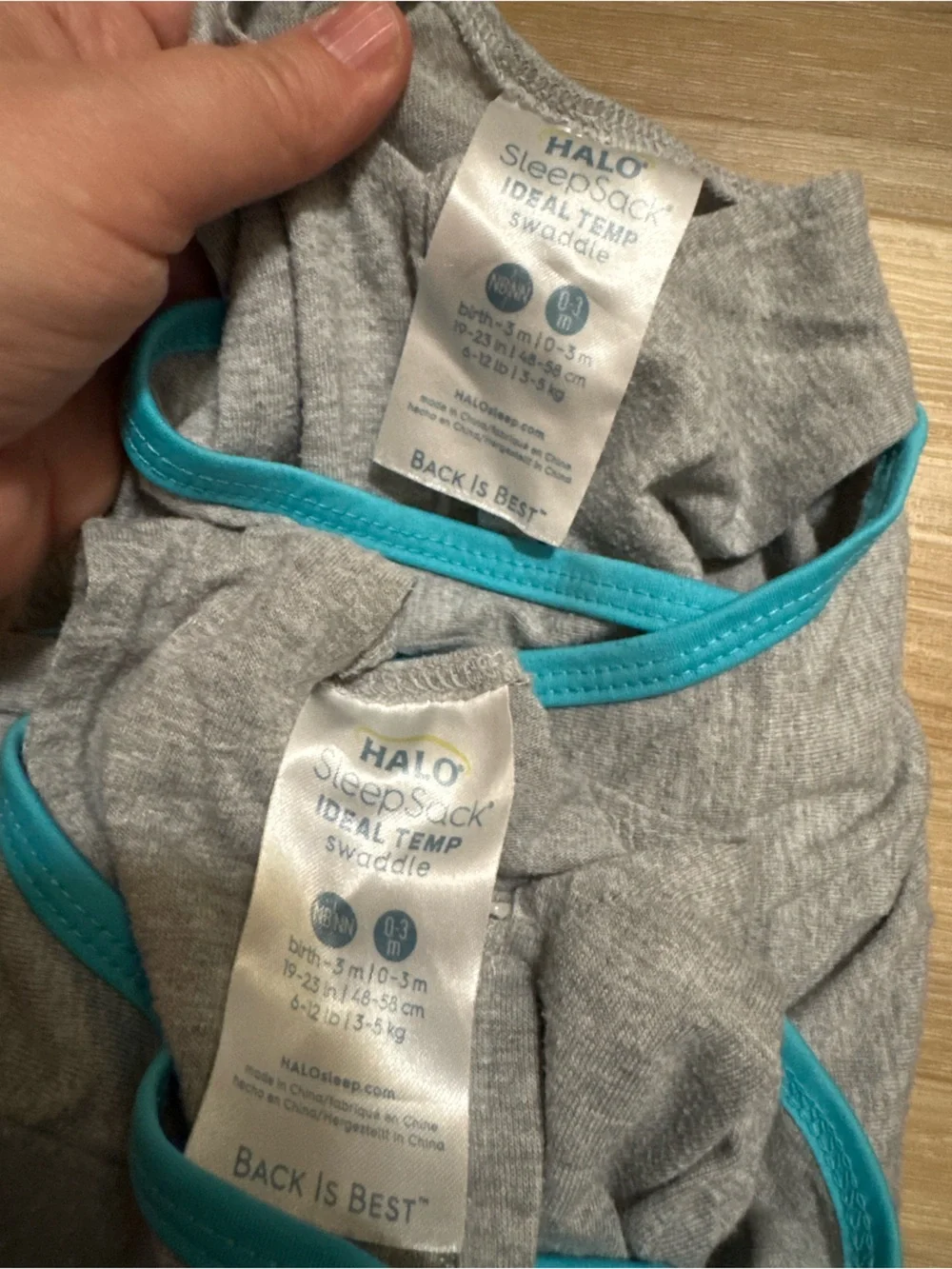 2 HALO Baby Sleepsack Swaddle Infant Sleepsack, TOG 1.5